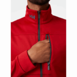 J0HV98 muška jakna od flisa muškarci Helly-Hansen Crvena - Image 6
