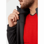 J0HV99 muška jakna od flisa muškarci Helly-Hansen ebanovina - Image 7